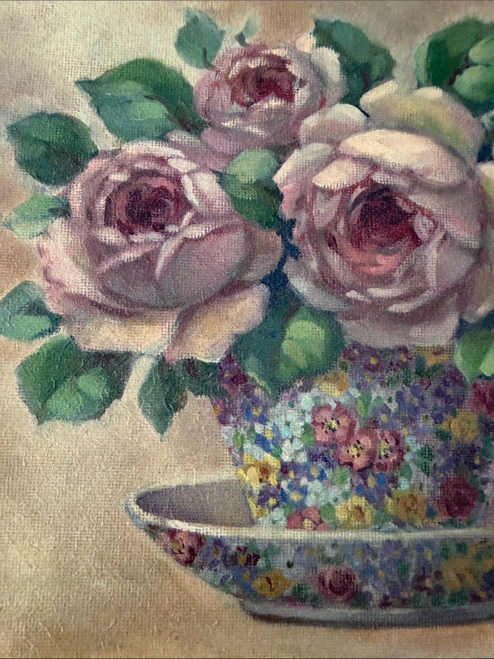 Christi Repasy “Julia ChintzTeacup” glicee